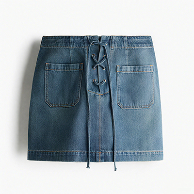 Charlotte Denim Mini Skirt