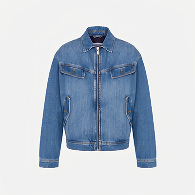 Something To Prove Cropped Denim Jacket