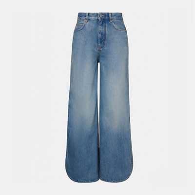 High-Waisted Wide Leg Fashion Jeans